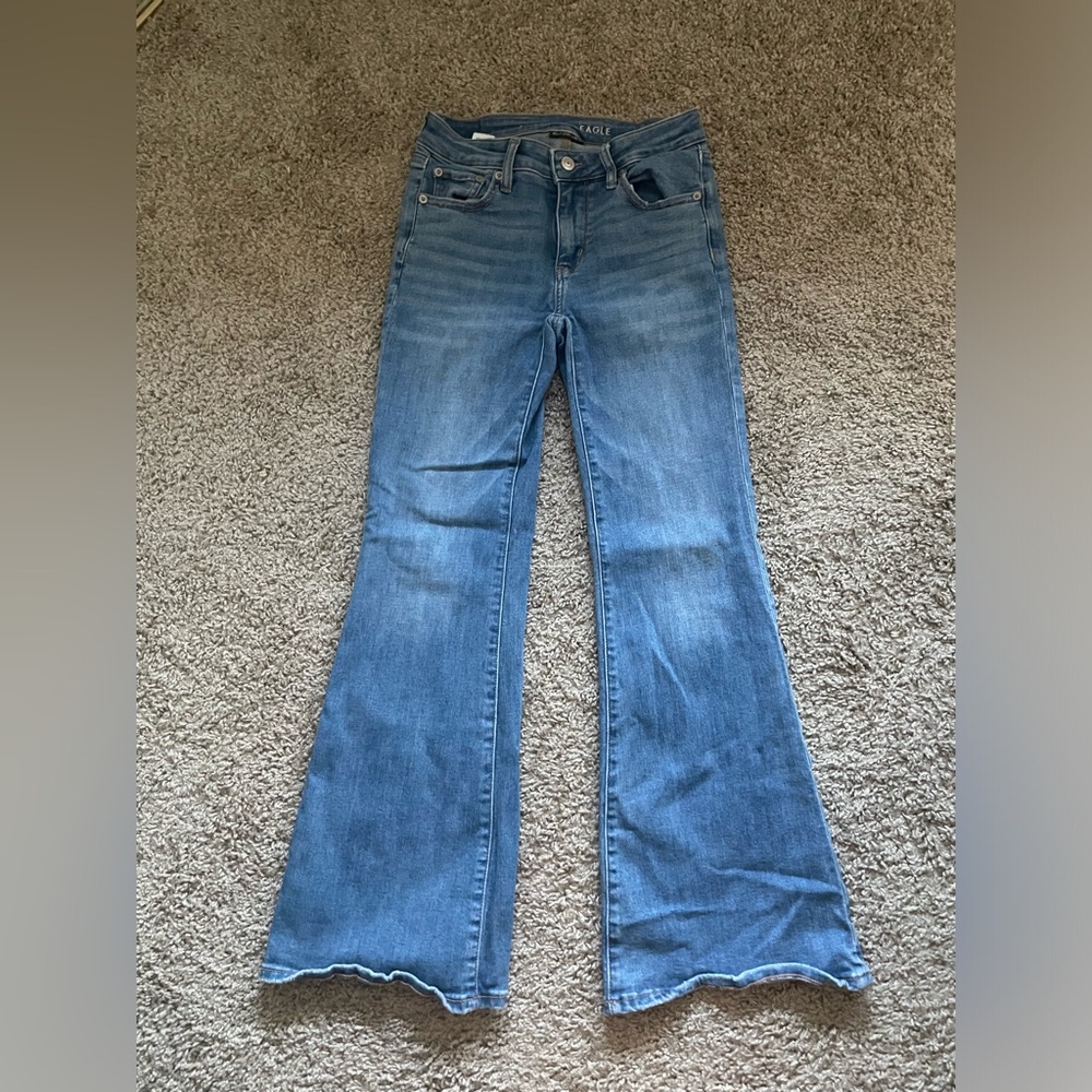 American Eagle Low-Rise Flare Jean